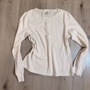 Vintage Fortuna Valentino Waffle Knit Henley